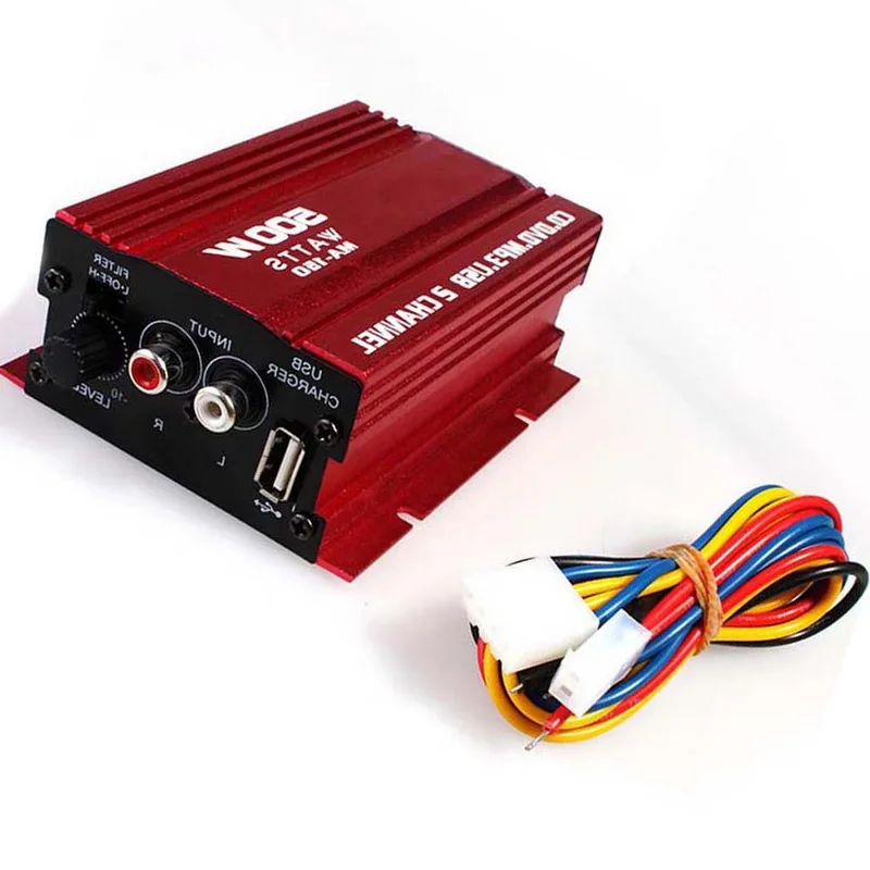 Цифровой усилитель мощности 2 канала 20 Вт * hi fi 12 в стерео аудио CD DVD MP3 USB