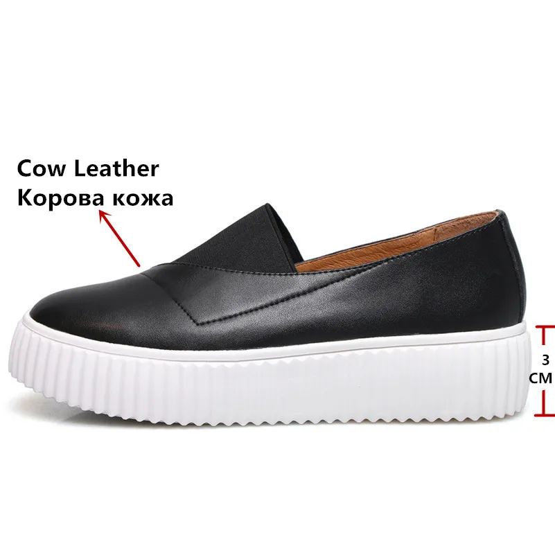 CONASCO Классическая выразительная женская обувь на платформе плоской подошве