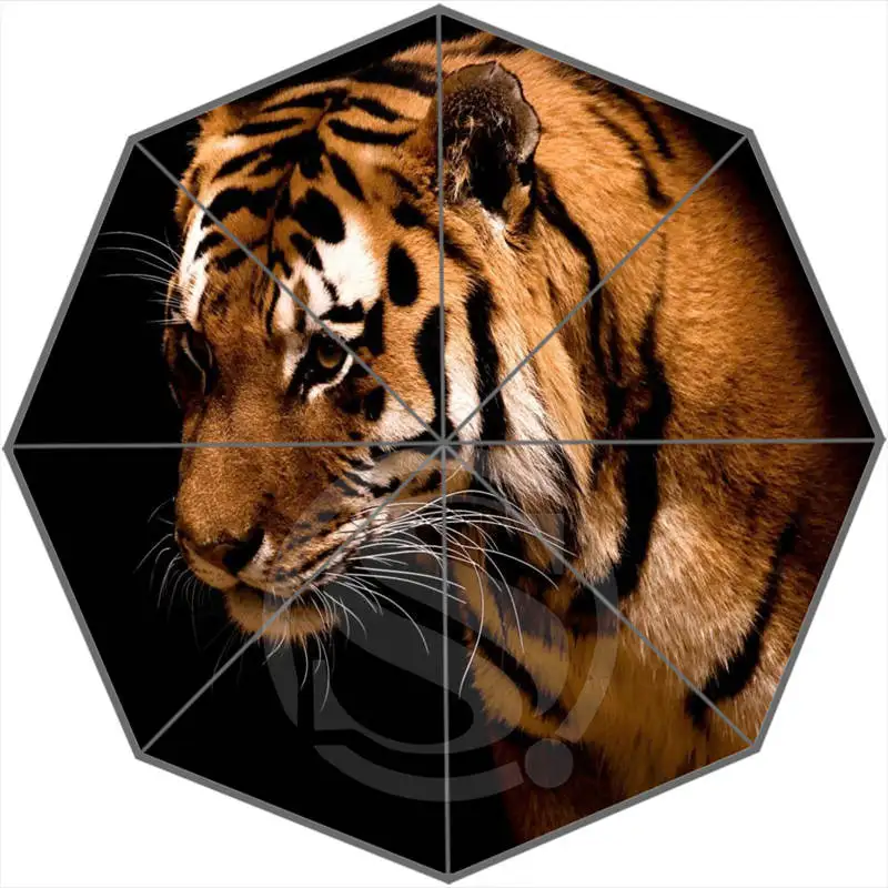 Прохладный тигр Пользовательских Персонализированные Портативный Трехместный