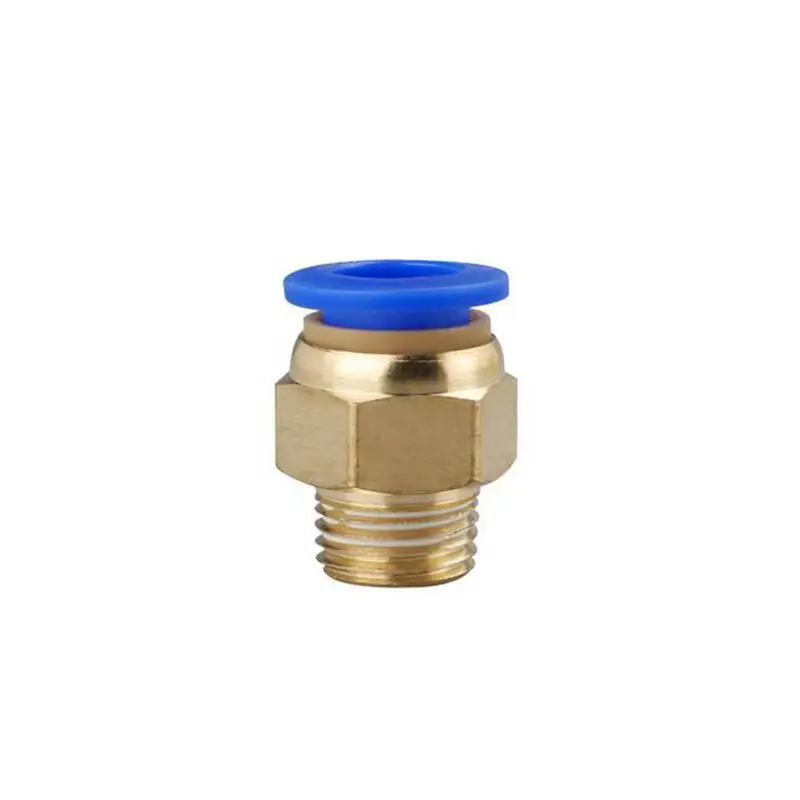 PC12-02 латунь пластик пневматический синий разъем воздух быстро 12 мм до 1/4 &quotBSP