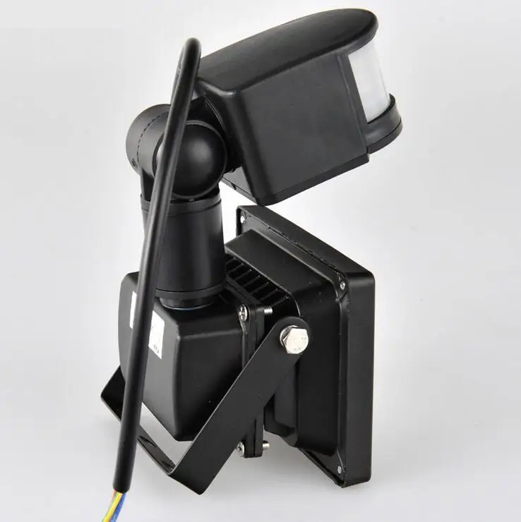 Светодиодный прожектор 20 Вт 30 50 с датчиком IP65 светодиодный светильник отражатель