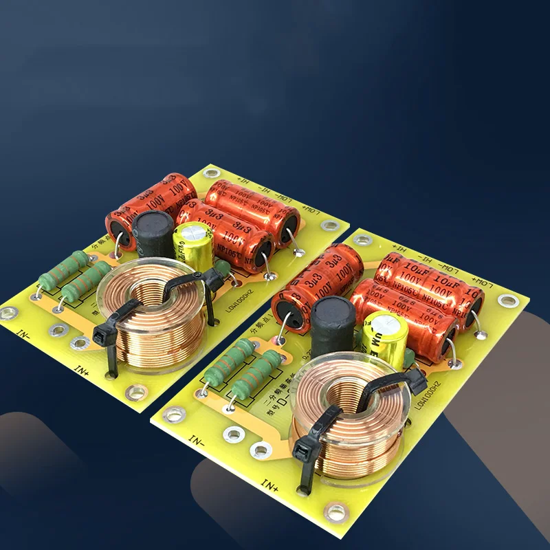 Оливковый разделитель частоты с 2 звуковыми колонками последней версии