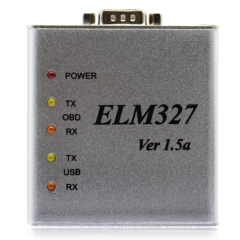 Автомобильный диагностический инструмент ELM327 V1.5 OBD2 металлический алюминиевый ELM