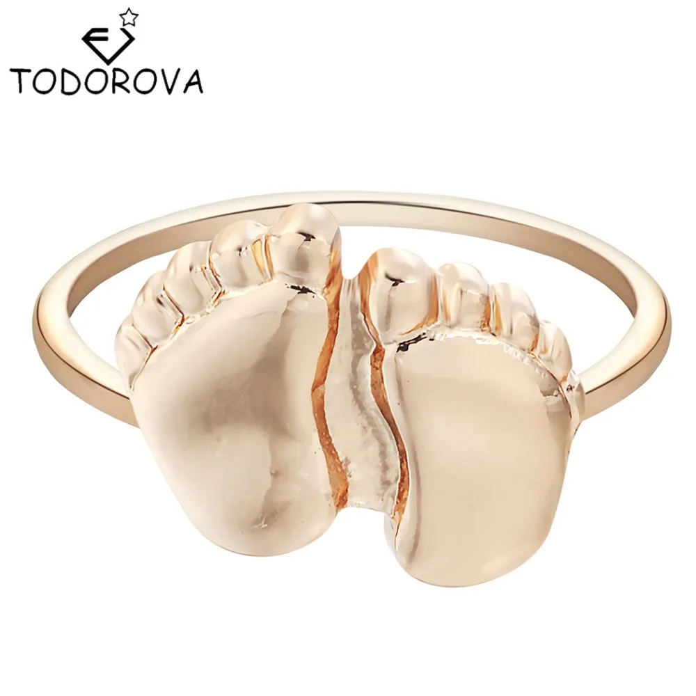 Todorova Baby Feet кольцо в стиле хип-хоп Детские миди украшения для пальцев для женщин подарок суперскидка аксессуары в стиле стимпанка