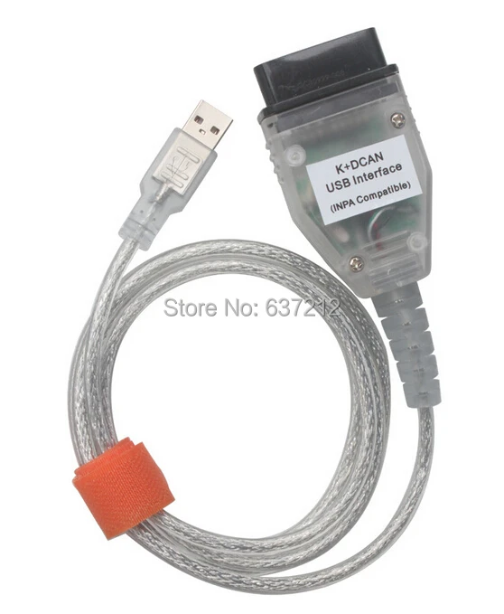 Автомобильный диагностический кабель INPA/Ediabas K + DCAN с USB интерфейсом OBD2 OBDII для BMW R56
