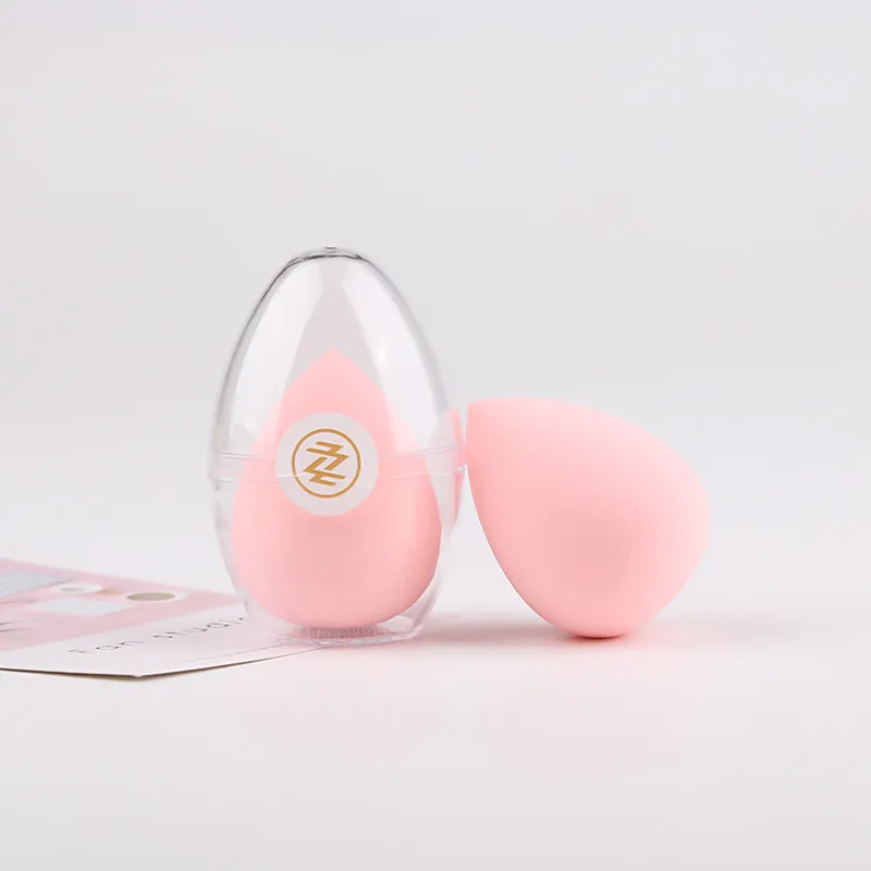 pink egg2 Бренд Zoreya, 1 шт., губка для основы, мягкая, форма капли воды, косметическая пуховка для леди, макияж, высокое качество, инструмент для макияжа лица - Цвет: pink egg2