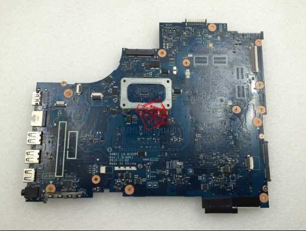 LA 9102P 3721 5721 2117U i3 i5 i7 lap connect с полностью протестированной материнской
