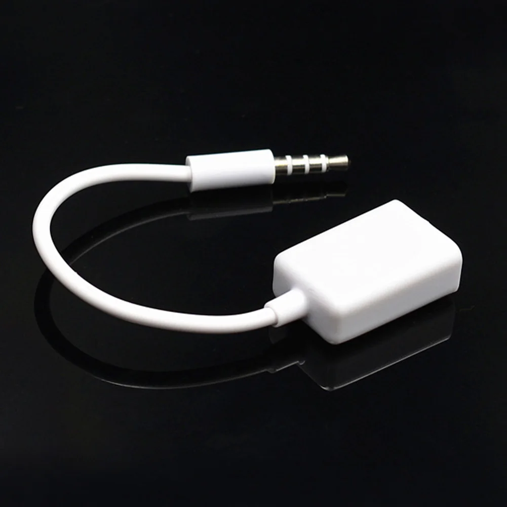 Мужчин и женщин адаптер USB 2 0 аудио 3 5 мм Jack конвертер Aux Штекерный Кабельный