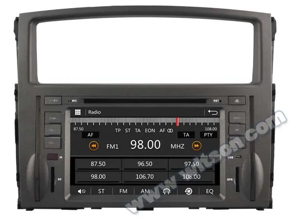 7 &quotспециальный автомобильный DVD для Mitsubishi Pajero 2006-2011 с поддержкой системы