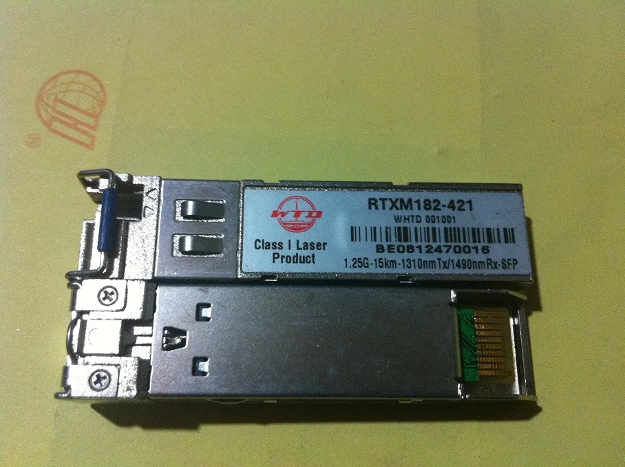 WTD RTXM182-421, 1,25G-15km-1310nmTX/1490nmRX-SFP волоконно-оптический модуль оборудования