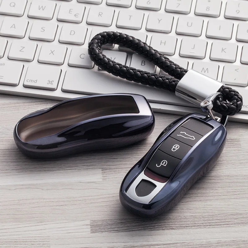 Новинка ТПУ чехол для автомобильного ключа Porsche Cayenne Boxster 986 987 Panamera Macan мягкий с
