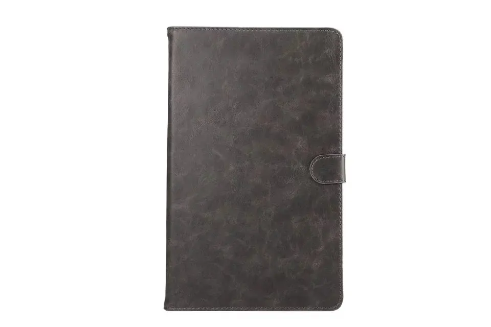 gray Пленка+ стилус+ aoruika модный кожаный чехол-подставка для samsung Galaxy Tab A6 A 10," T580 T585 T585N чехол для планшета - Цвет: gray