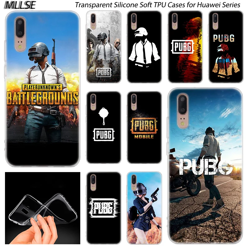 Хит продаж мягкий силиконовый чехол для игры PUBG Huawei P30 P20 P10 P9 P8 Lite 2017 Pro Mini P Smart 2019 Plus