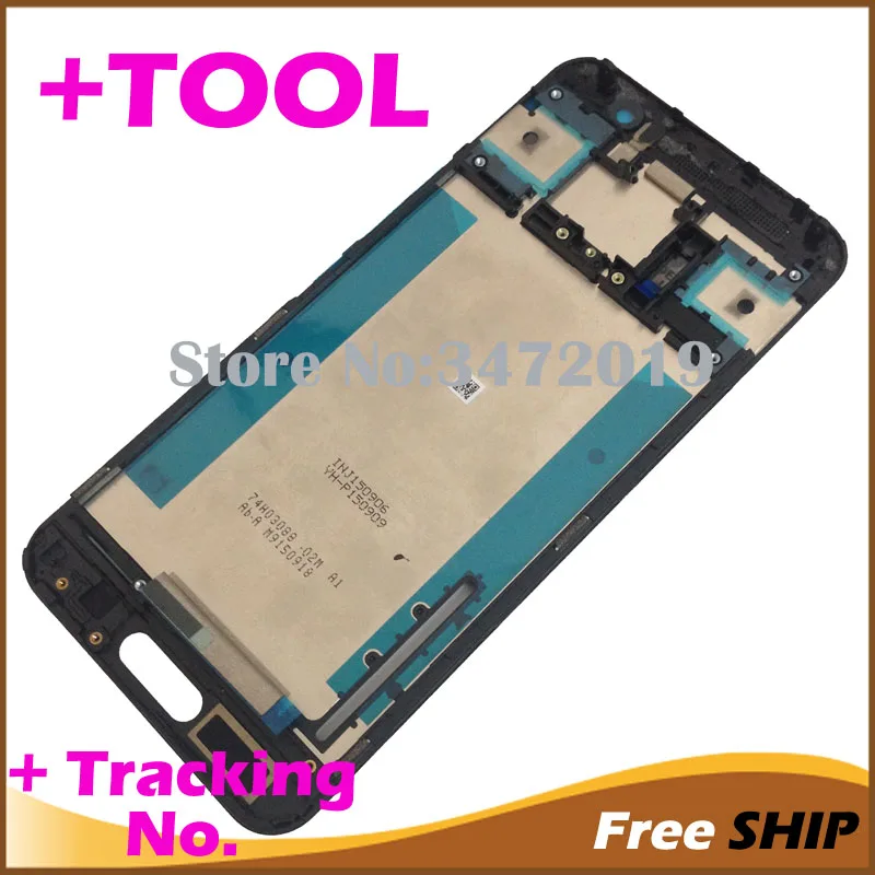 1 шт. передняя рамка для htc m9pw one m9 Plus передний корпус ЖК дисплея пластина золотой
