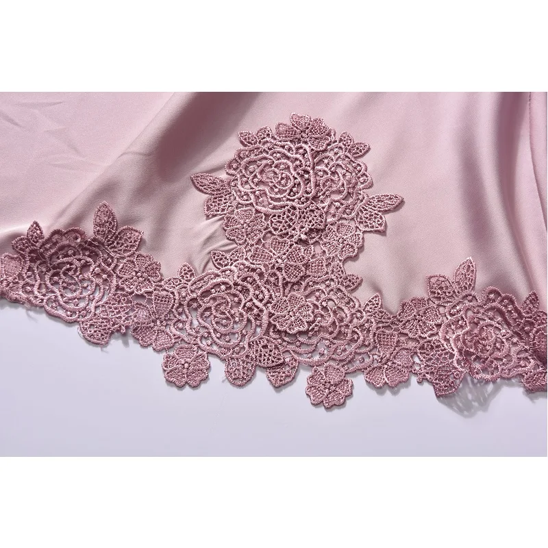 Женский комплект из 2 предметов элегантная мягкая ночная рубашка и халат