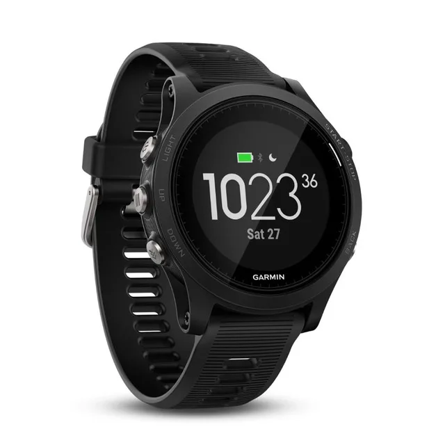 Черный Garmin Forerunner 935 gps Multisport Smartwatch-черный желтый Триатлон велосипед бег плавать часы - Цвет: Черный