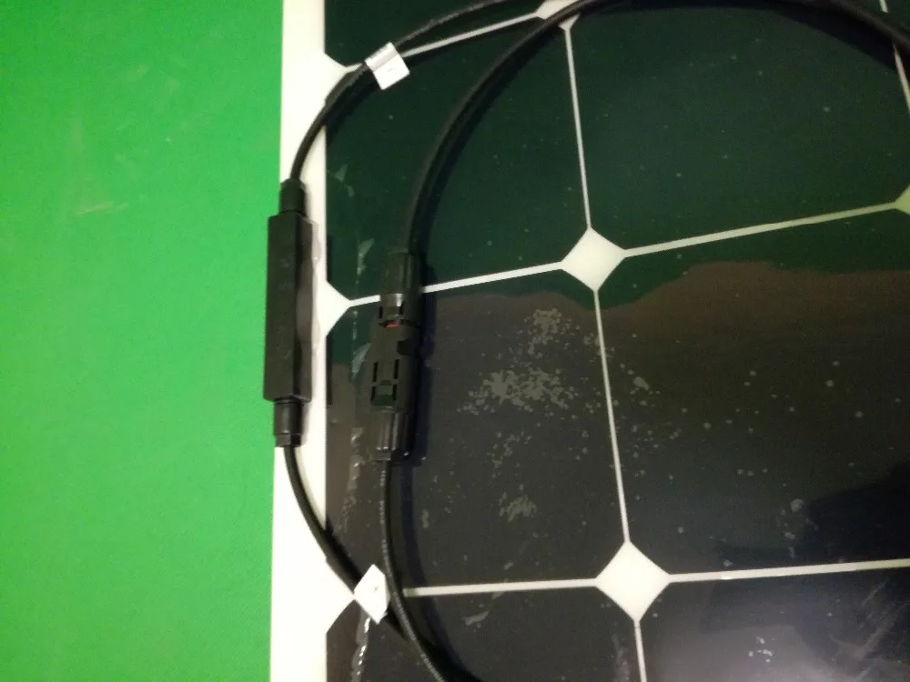 Высокая эффективность 100 Вт 12 В Полугибкие солнечные панели для кемпера караван RV