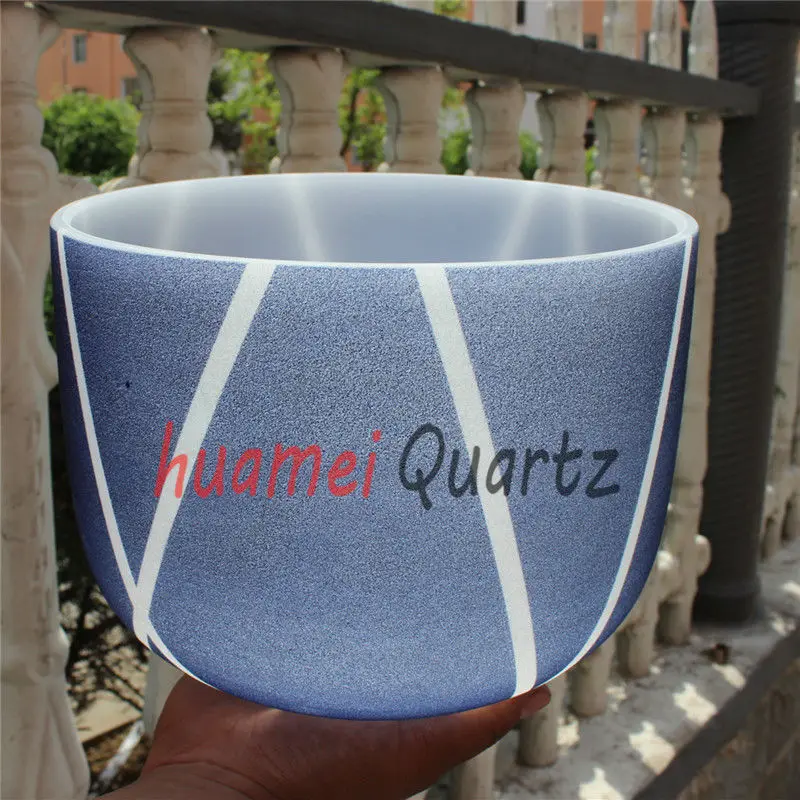 Чакра из матового кварцевого хрусталя с цветной полосой 13 дюймов | Спорт и