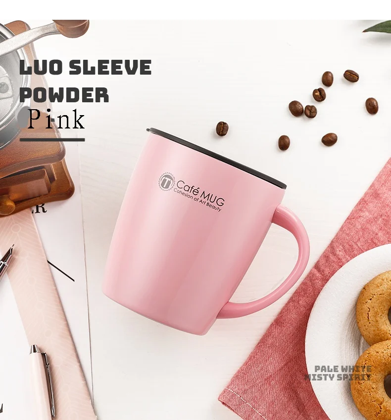 304 кофейная кружка из нержавеющей стали, для путешествий, кофейный термос, пресс-крышка, кофейная чашка, чайная чашка, подарок для мужчин и женщин, термос, чашка для сохранения холода, Горячая