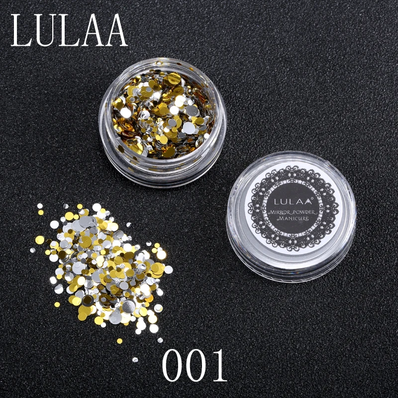 Светящиеся круглые ультратонкие блестки LULAA 1 коробка Красочные Блестки для