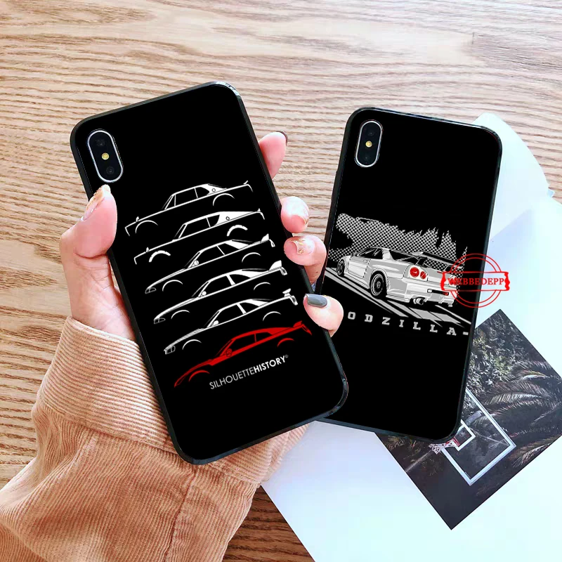 Силиконовый чехол для NISSAN GTR мягкий iPhone 5 SE 5S 6 6S Plus 7 8 11 Pro X XS Max XR | Мобильные