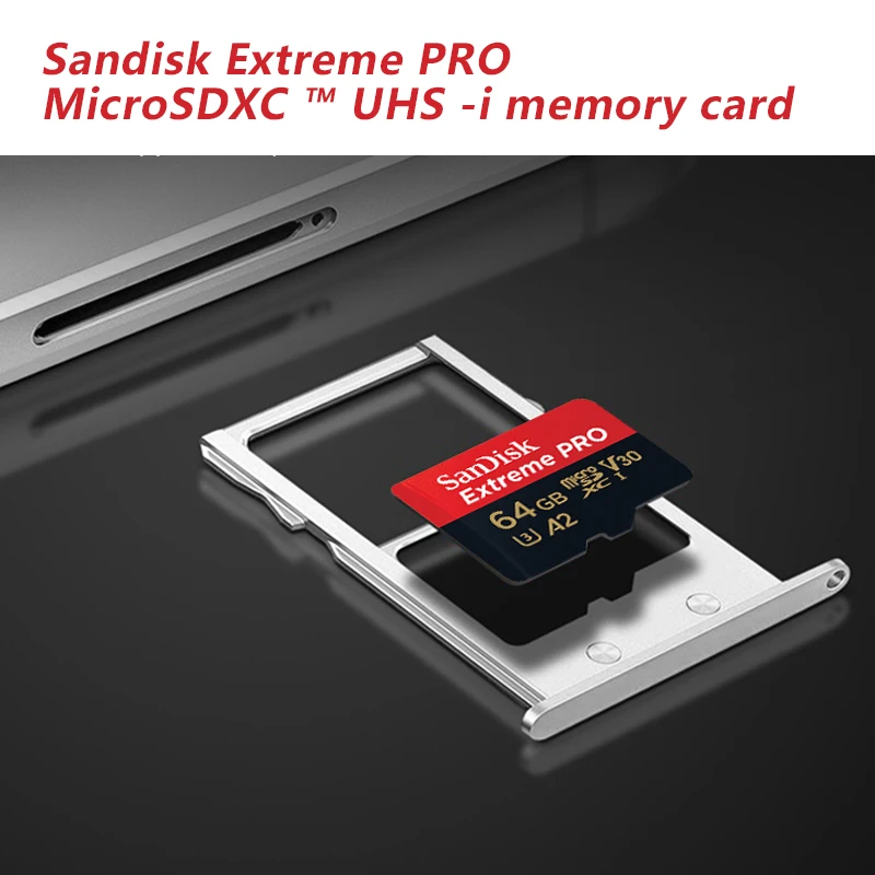 Карта памяти SanDisk Extreme Pro Micro SD 100% оригинал 64 ГБ 128 256 U3 V30 A2 карта SDXC флеш-карта TF для