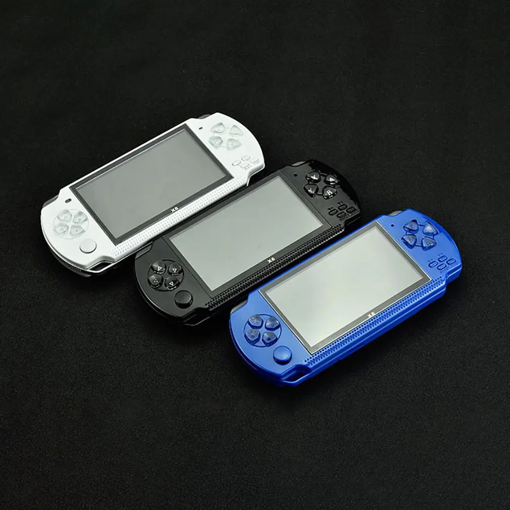 Для X6 psp портативная игровая консоль Mp5 Mp4 плеер настоящая 8 Гб игровая камера видео с экраном для изысканных подарков