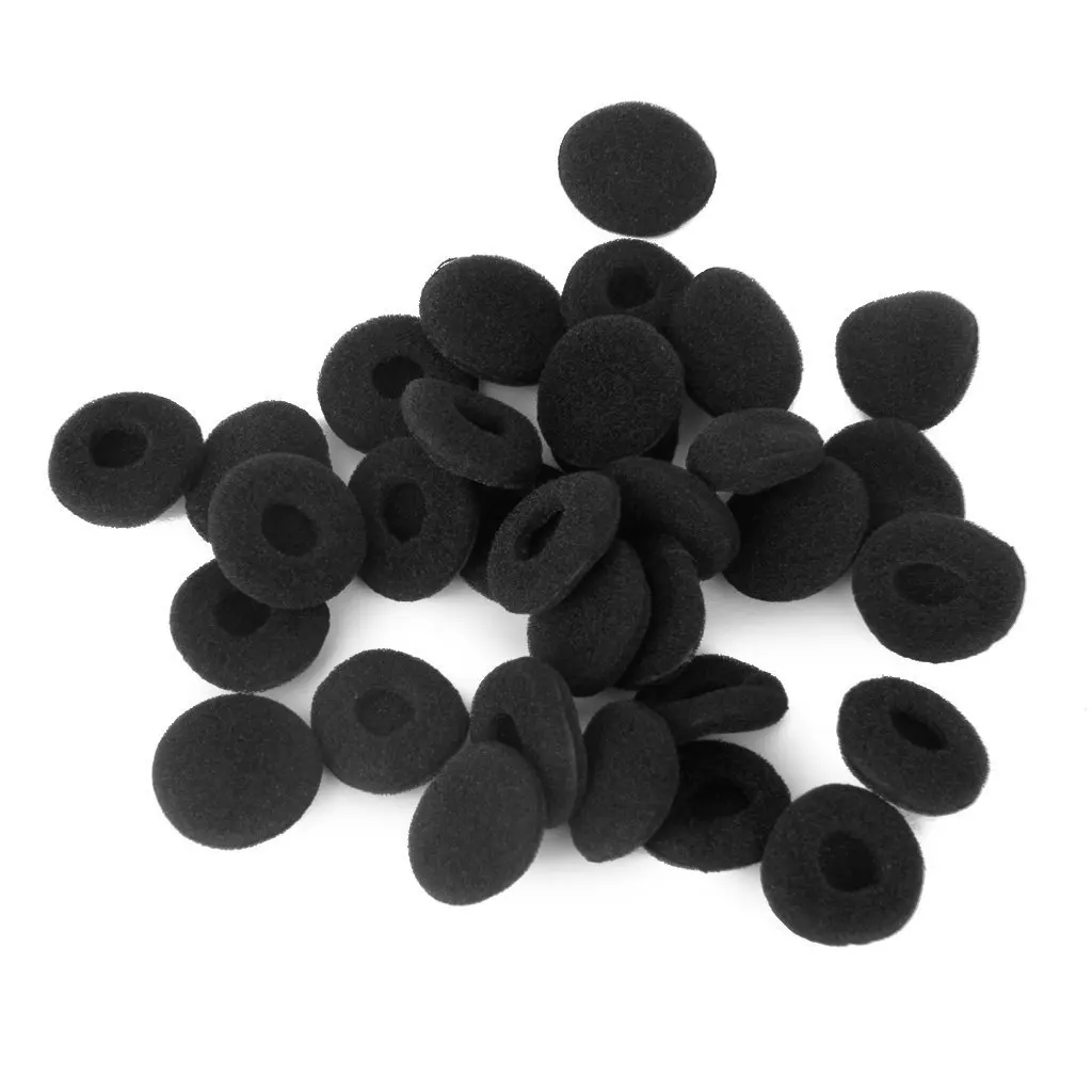 

HFES New Replacement Earphone in Soft Foam Sponge Bearing Headsets Covers Black