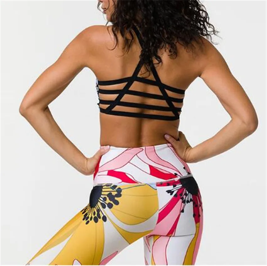 Комплект для йоги Pad с геометрическим рисунком женский спортивный костюм