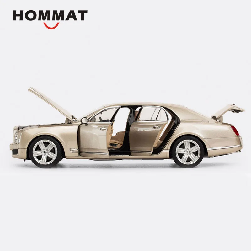 HOMMAT Simulation1/18 Mulsanne люкс Сплав 1:18 литья под давлением модели автомобиля Коллекция игрушечных автомобилей модель украшения подарок для детей