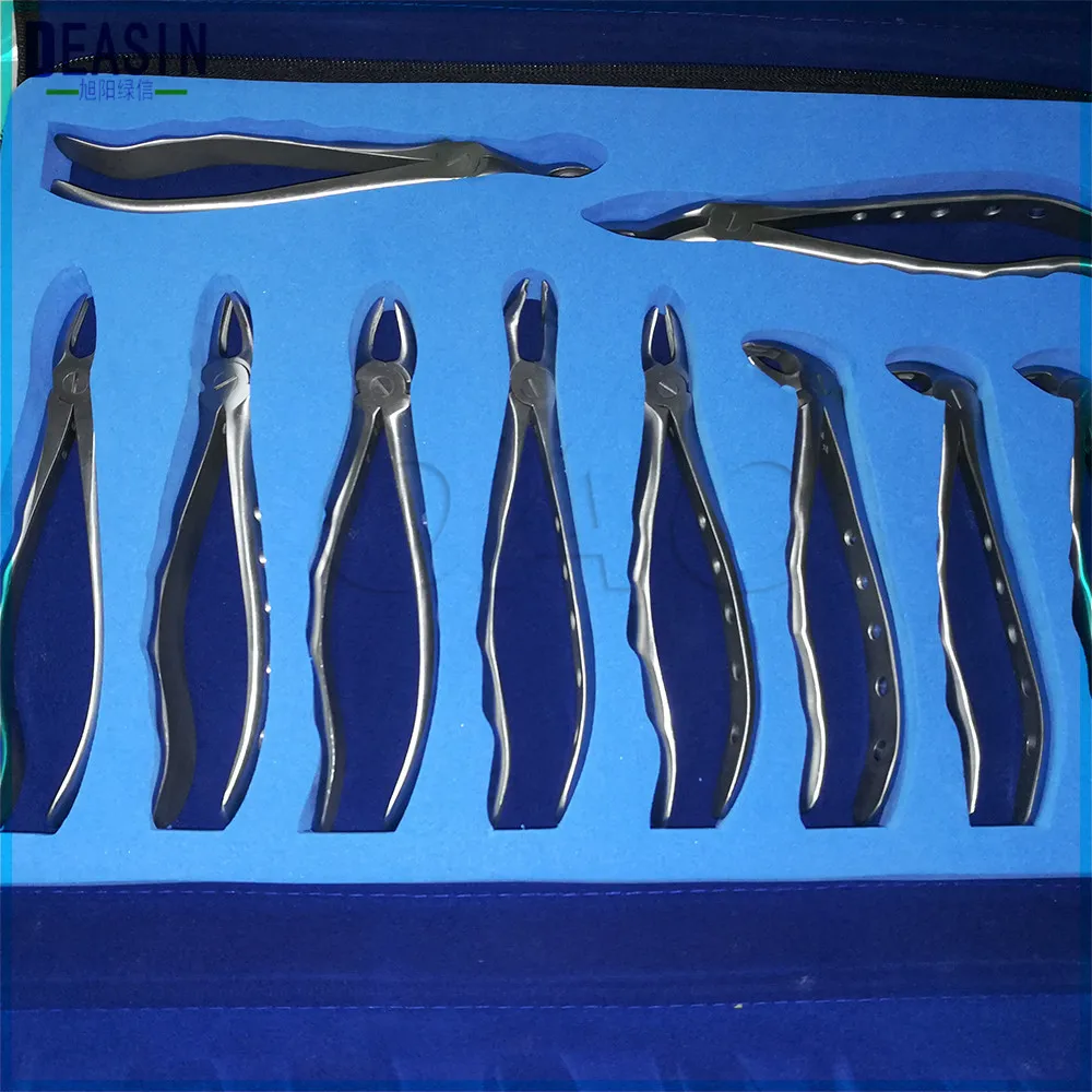 10 шт./компл. зубные щипцы Dentagra стоматологические комплект зубов щипцы|Базовый