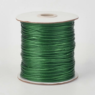 1156 DarkGreen 0,5/1/1,5/2/3 мм окружающую среду корейский вощеный полиэфирной нити шнур ремесло "сделай сам" для изготовления ювелирных изделий, строка выводы 38 цветов D40 - Цвет: 1156 DarkGreen