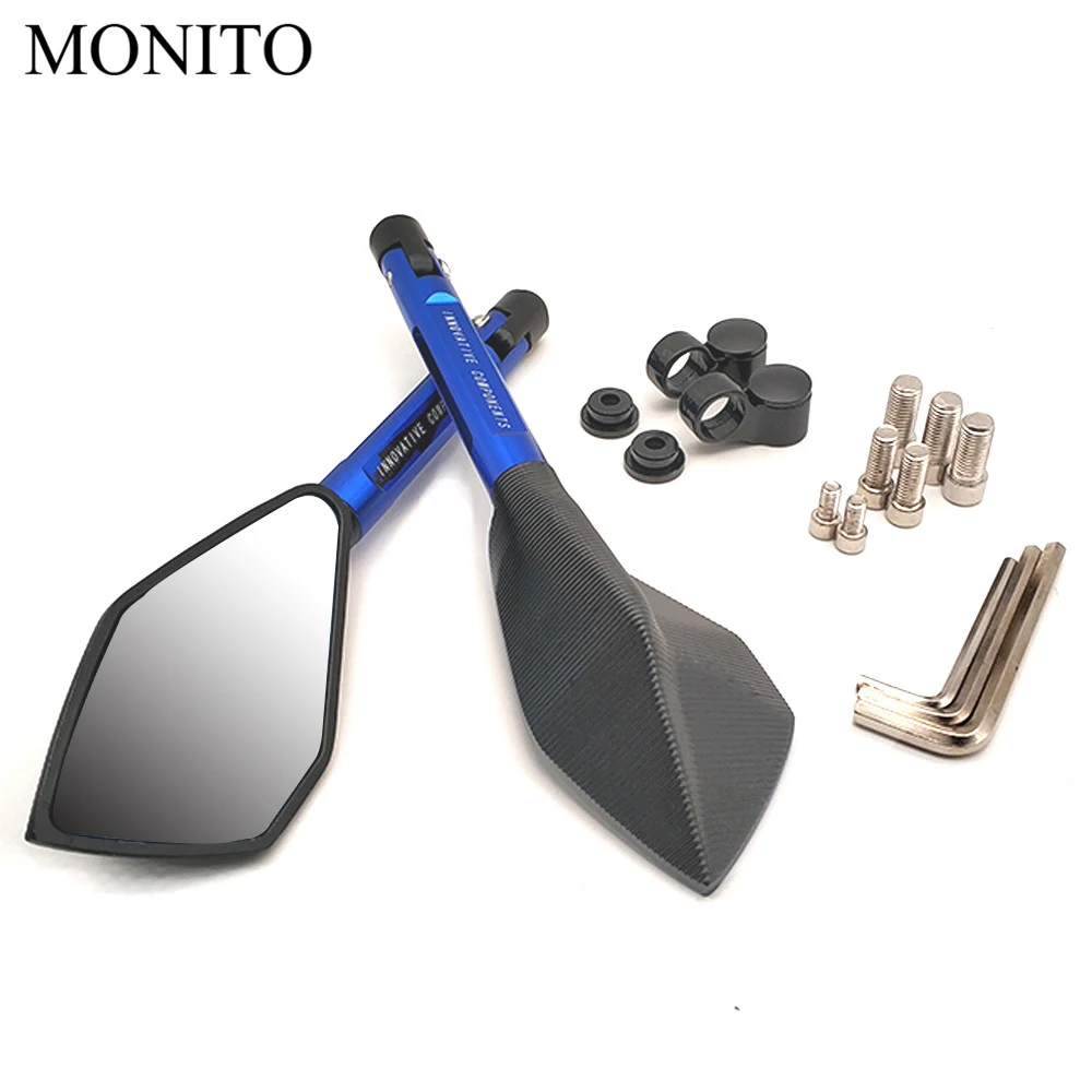 CNC Motorcycle Accessories Rearview Side Mirror Moto Blind Spot For YAMAHA mt07 mt09 fz07 fz09 mt/fz 07 09 mt10 xsr 700 | Автомобили и