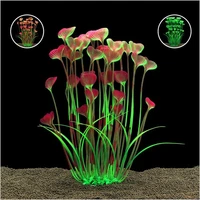2017 new 40cm green pvc plastic simulation artificial plant environmental materials fish tank aquarium decorative accessories