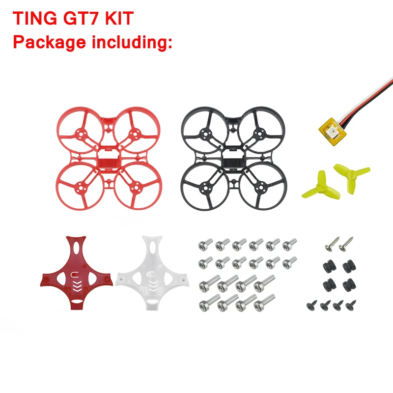 Оригинальный KINGKONG/ldarc крошечные GT7 GT8 рамка Комплект для DIY FPV мини скоростные