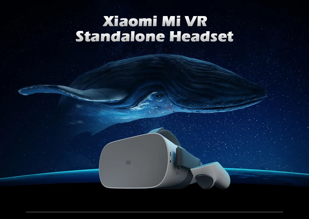 Xiaomi Mi VR автономная Виртуальная реальность гарнитура Wi-Fi с 72 Гц дисплеем 2K Ultra HD экран 2560x1440 для DLNA Samba управления