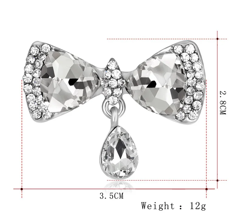 Привлекательные Стразы, брошь-бант, Бабочка, золото, серебро, цветные Броши с искусственным жемчугом, булавки для свадьбы, брошь, букет