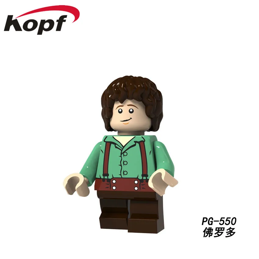 PG8160 Одиночная распродажа Хоббит Властелин колец Samwise Gamgee Frodo Baggins Aragorn Gandalf Radagast фигурки Кирпичи Детские игрушки