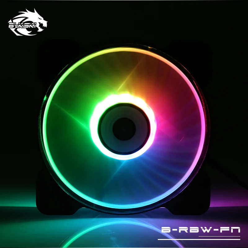 Вентилятор радиатора Bykski RGB 6PIN компьютерный Чехол 12 см вентилятор радиатор