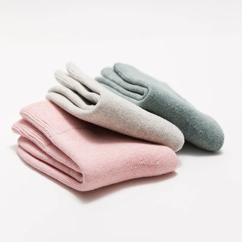 5 colors random Зимние новые женские толстые теплые цветные Songkou Harajuku ретро модные повседневные высококачественные хлопковые носки - Цвет: 5 colors random