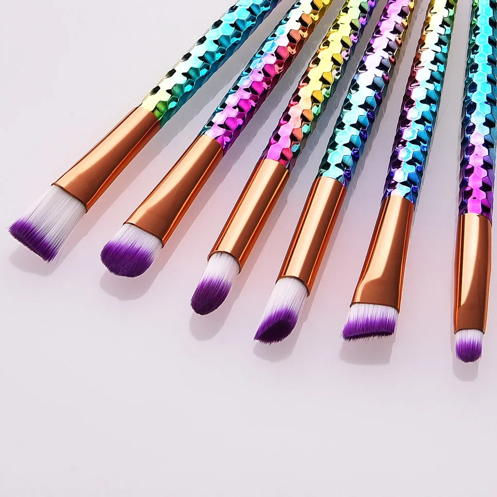 6 шт кисти для макияжа с сотовой тенью век набор кистей макияжа|Аппликатор теней