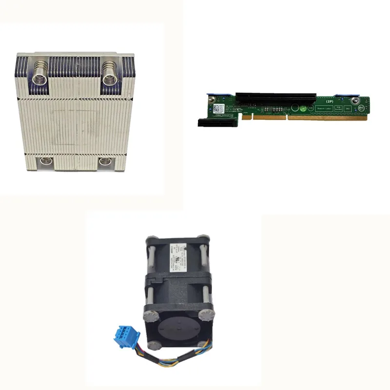 Сервер R420 R520 upgrade CPU2 kit вентилятор + радиатор карта 0XHMDT 0G8KHX 07KMJ7 PCIe двойная плата
