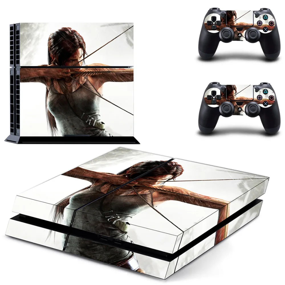 Rise of The Расхитительница PS4 кожи Стикеры наклейка для Sony Игровые приставки 4