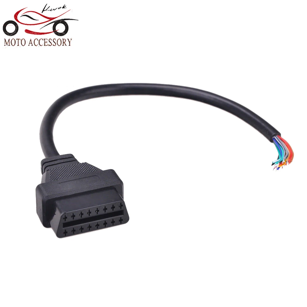 Универсальный 16-контактный Женский удлинитель OBD2 диагностический кабель |