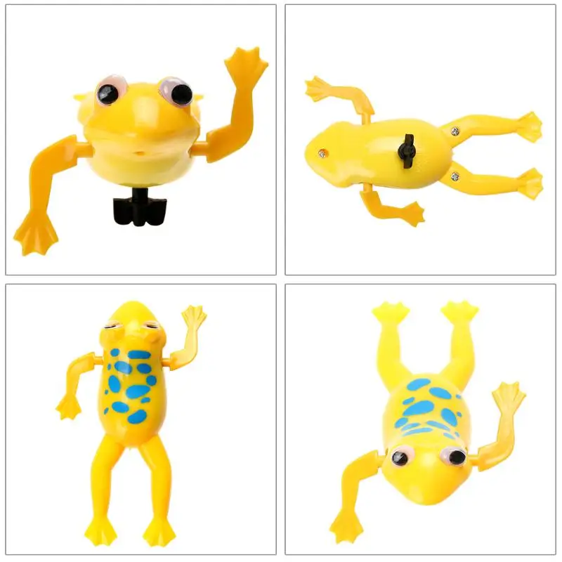 Детские игрушки для купания затычки Wind up Frogman Ванна игрушка для дайвера плавательный лягушка Детское купание игрушки затычки ванная на батарейках игрушки