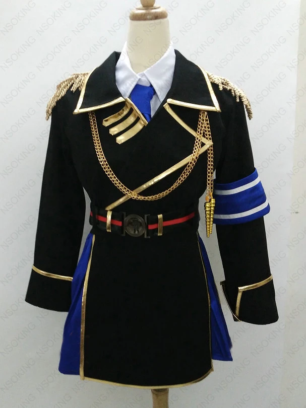 Японская Военная Униформа Аниме K Project Awashima серии костюм для косплея по