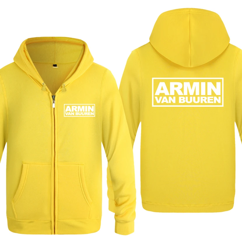 DJ Armin Van Buuren мужская толстовка с капюшоном в стиле «хип-хоп» мужские флисовые кардиганы на молнии толстовки с капюшоном - Цвет: HUAY BAT