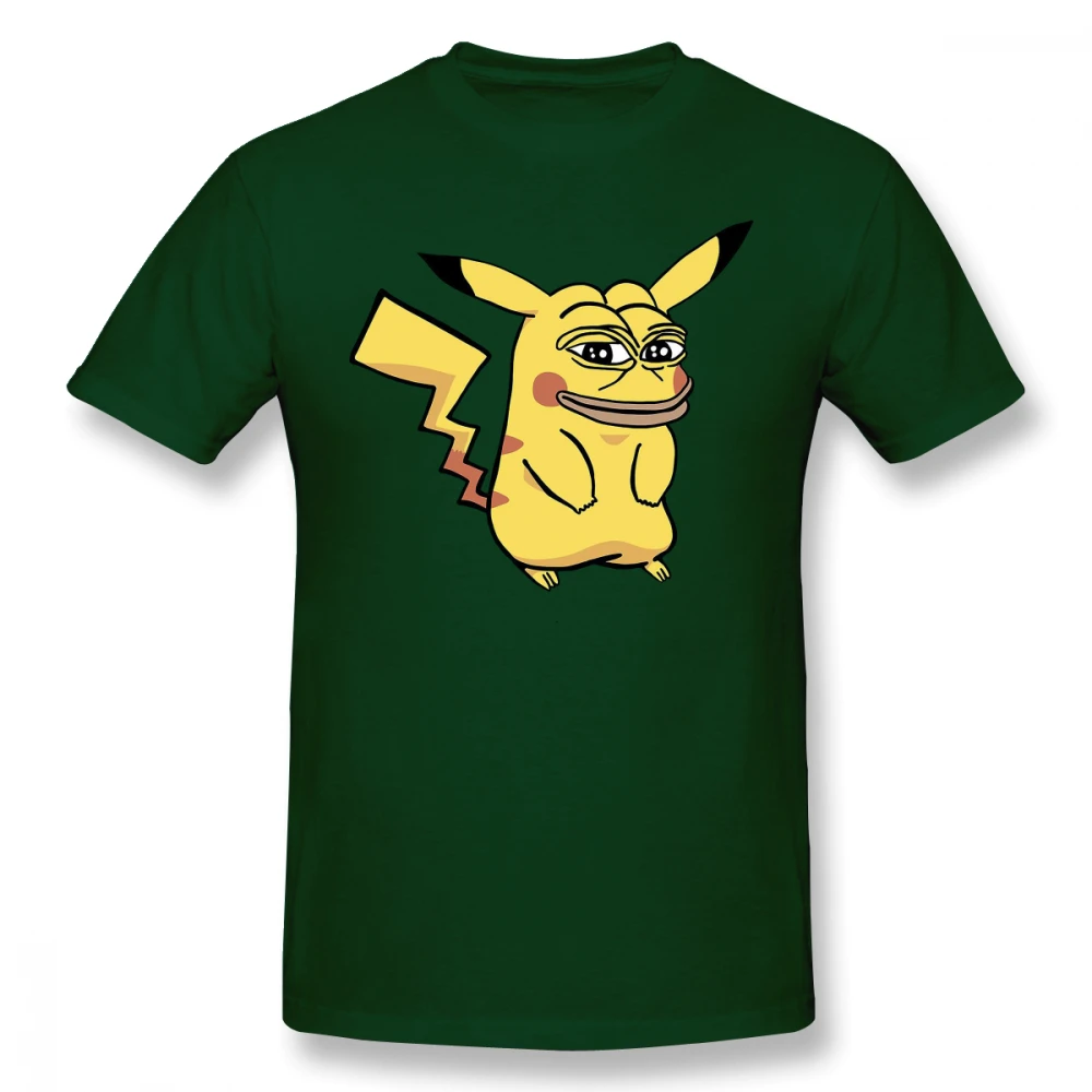 Футболка для мужчин Pokemon Pikachu футболка лягушонок Пепе большой размер 4XL