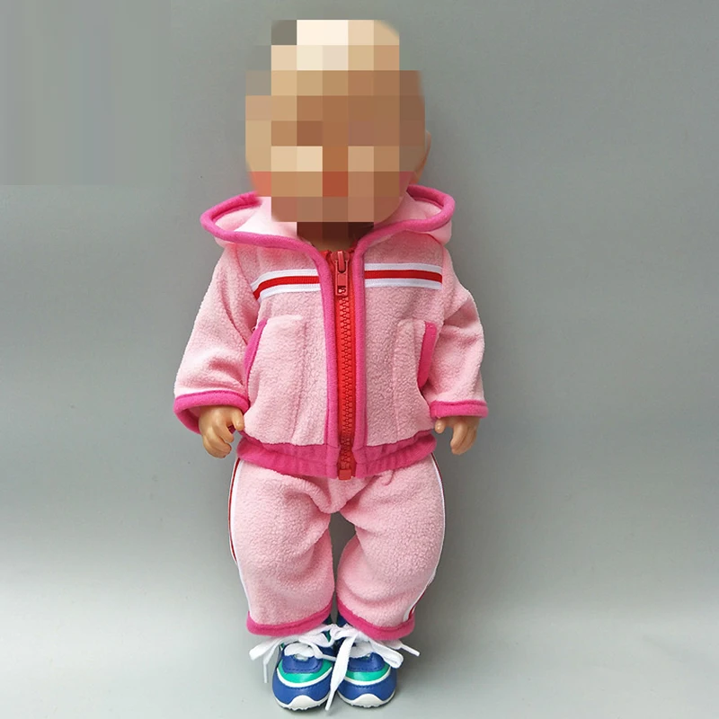 43 см детская кукла пуховик Одежда для 18 &quot43 bebe новорожденная oufits Кукла аксессуар