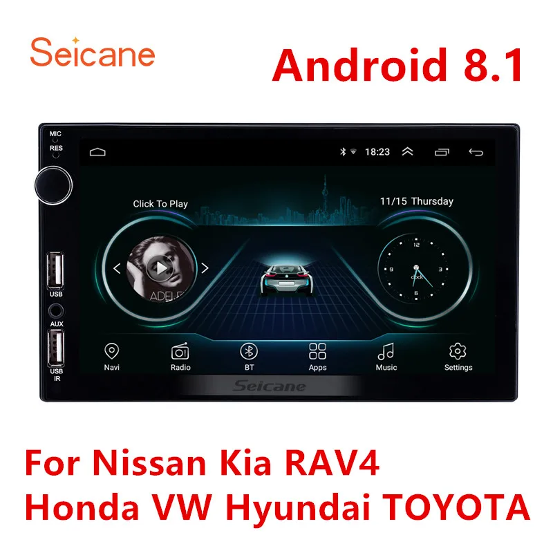 

Автомагнитола Seicane, универсальный мультимедийный проигрыватель 2DIN, 2 Гб, Android 10,0, GPS, для Nissan, TOYOTA, Kia, RAV4, Honda, VW, Hyundai